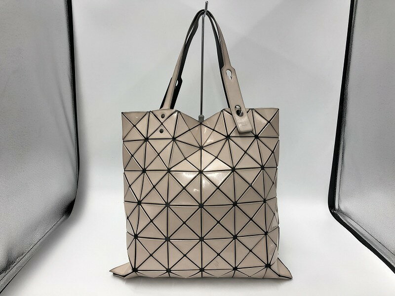 【中古】イッセイ　ミヤケ ISSEI MIYAKE トートバッグ BAOBAO BAG サンド系 