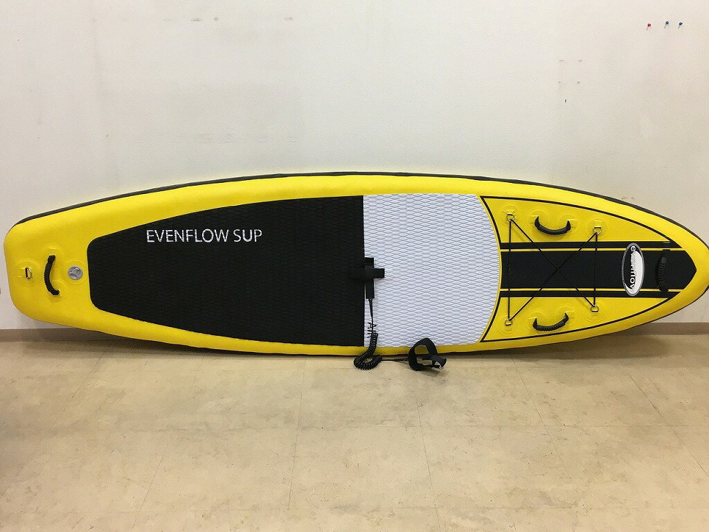 イーブンフロー evenflow 【並品】 パドルサップボート 黄色 EVENFLOW SUP 【中古】