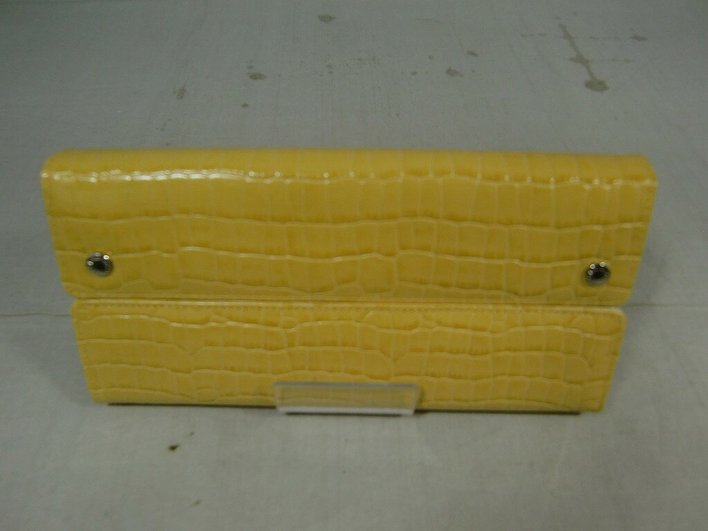 【11/20(木)20時～全品ポイント10倍！要エントリー！】ハマノ HAMANO 長財布 イエロー 【中古】