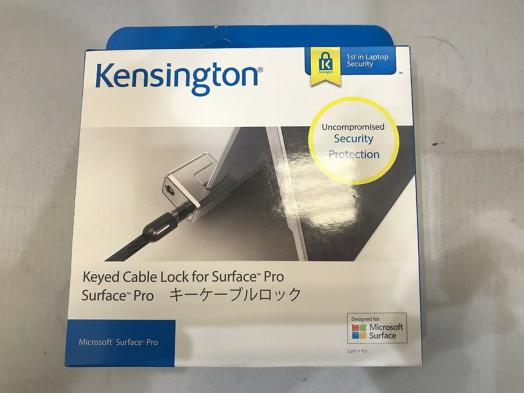 【全品ポイント10倍!要エントリー】【期間限定セール】ケンジントン Kensington Surface Pro キーケーブルロック K62055JP 【中古】