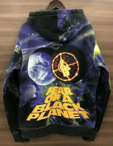 【期間限定セール】シュプリーム Supreme 【UNDERCOVER】セットアップ フーディ ジョガーパンツ ブルー系 宇宙柄 【中古】