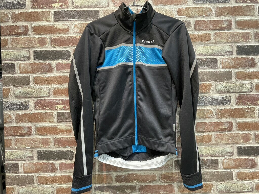 【全品ポイント10倍!要エントリー】【期間限定セール】クラフト CRAFT 防風サイクルジャケット(S) 黒 【中古】