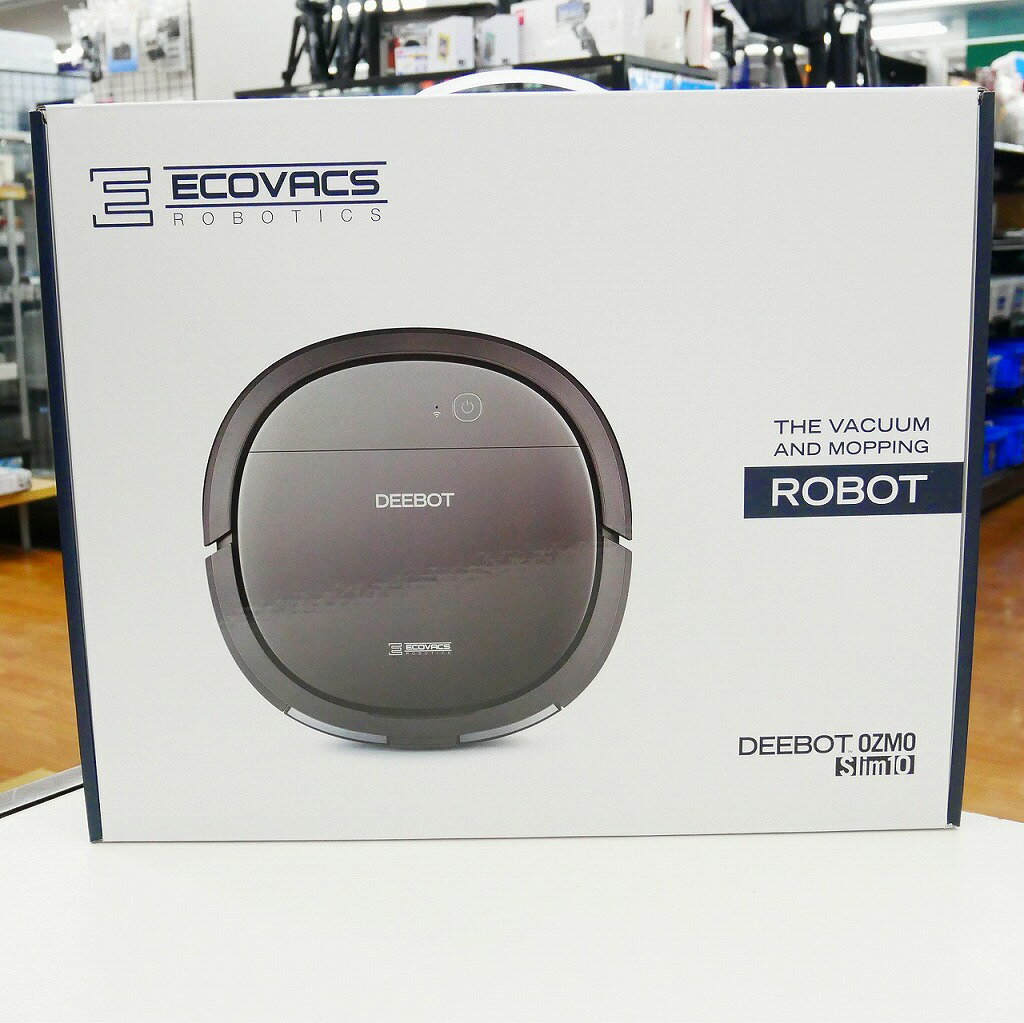 【期間限定セール】【未使用】 エコバックス ECOVACS ロボット掃除機 2018年式 DEEBOT OZMO SLIM10 DK3G