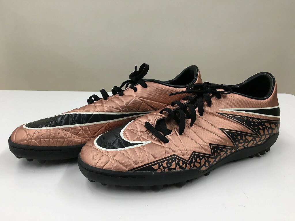 ナイキ NIKE 【良品】NIKE ハイパーヴェノムフェロン2 27.5cm ピンクゴールド 749899-903 【中古】