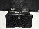 シャネル CHANEL ココボタン 二つ折り長財布 レザー ブラック A20905 【中古】 シャネル CHANEL ココボタン 二つ折り長財布 レザー ブラック A20905 【中古】