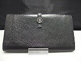 シャネル CHANEL ココボタン 二つ折り長財布 レザー ブラック A20905 【中古】