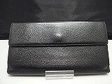 シャネル CHANEL ココボタン 二つ折り長財布 レザー ブラック A20905 【中古】