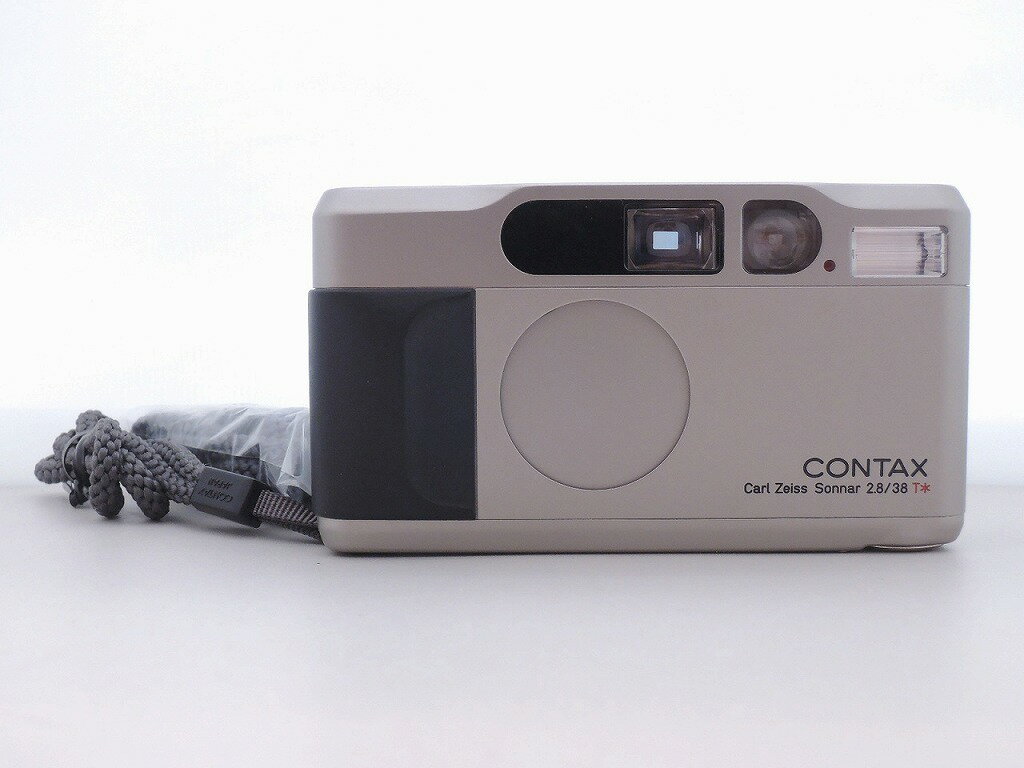 コンタックス CONTAX コンパクトフィルムカメラ チタンシルバー T2 【中古】