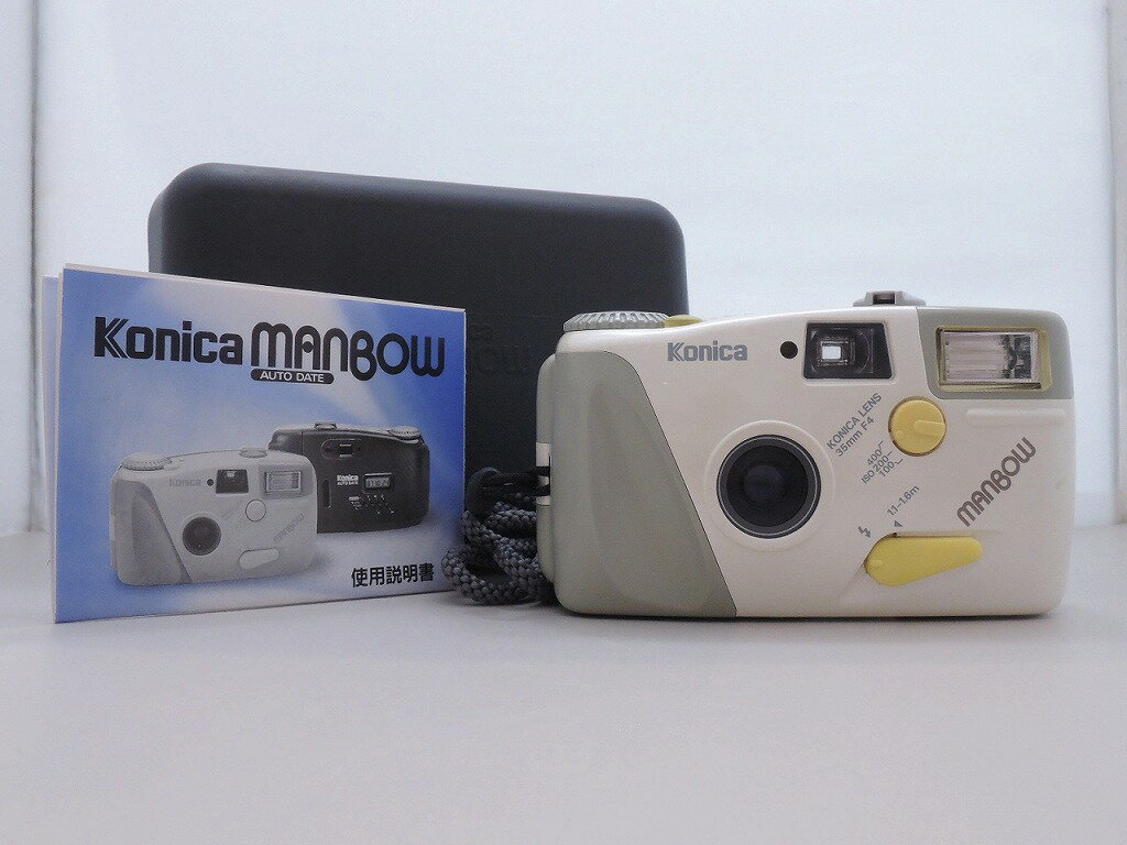 コニカ Konica コンパクトフィルムカメラ MANBOW 【中古】