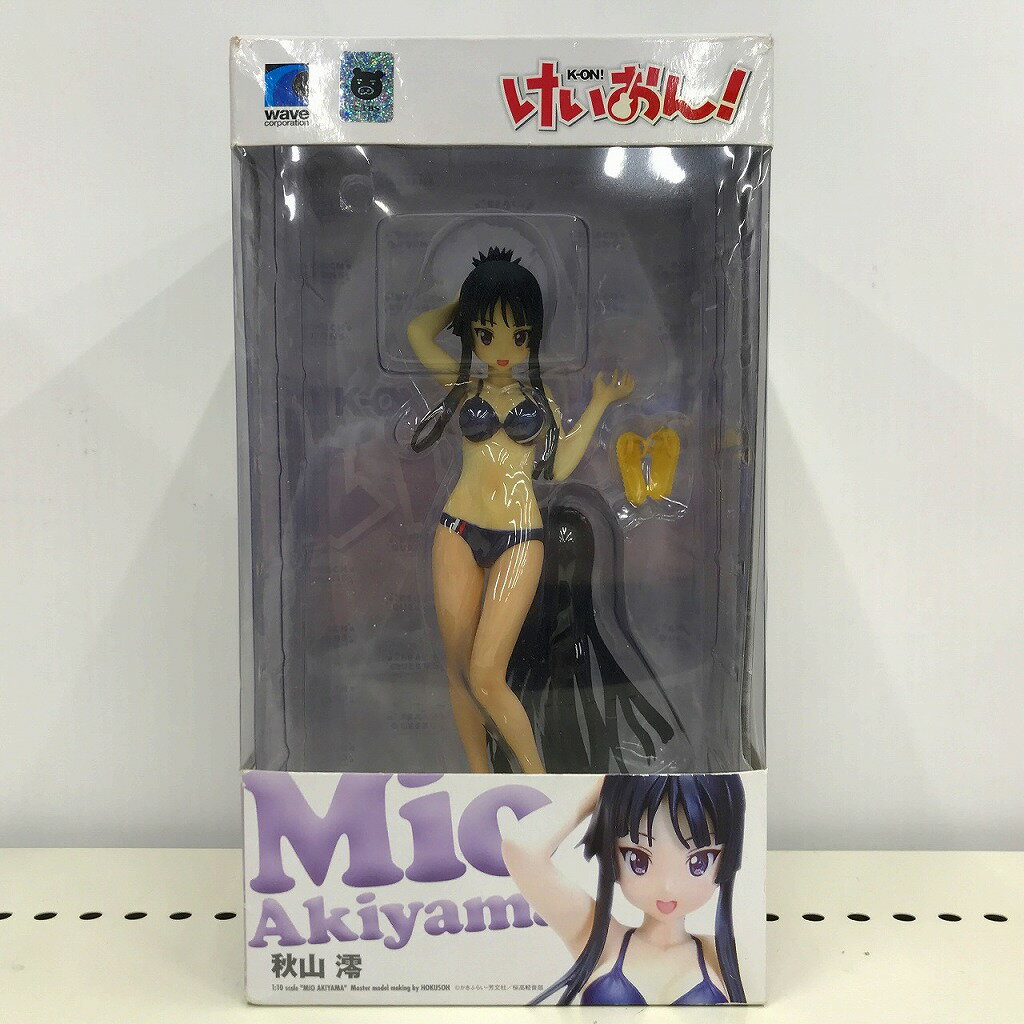 ウェーブ wave 秋山澪 「けいおん!」 BEACH QUEENS 1/10 PVC塗装済み完成品 【中古】