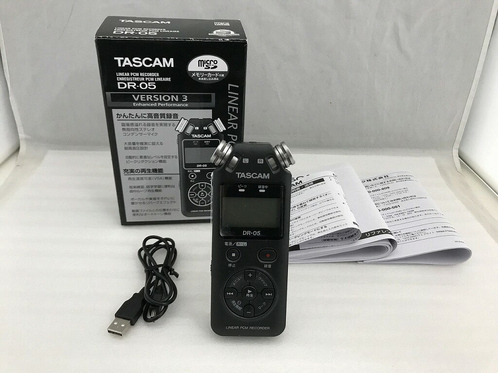  TASCAM ˥PCM쥳 DR-05-V3 š