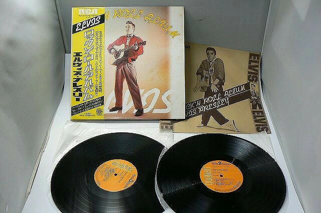 アールブイシー RVC LP エルヴィス・プレスリー elvis presley ロックン・ロール・アルバム レコード 帯付き 