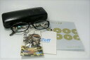 【期間限定セール】ゾフ Zoff Zoff×戦国BASARAコラボ 猿飛佐助 ダテメガネ 眼鏡 度なし ブラック・迷彩 【中古】