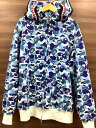 ア ベイシング エイプ A BATHING APE シャークパーカー ブルー 001ZPD701027X 