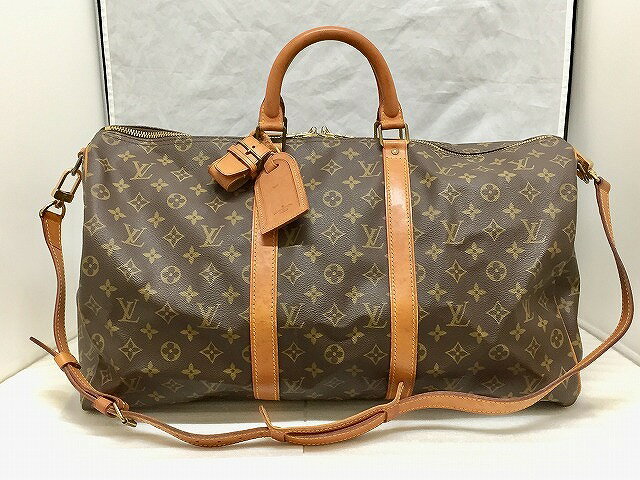 【6/5(水)全品ポイント10倍！！当日要エントリー！！】ルイヴィトン LOUIS VUITTON 【難有品】 モノグラム キーポル バンドリエール 50 ボストンバッグ トラベルバッグ モノグラム M41416 【中古】