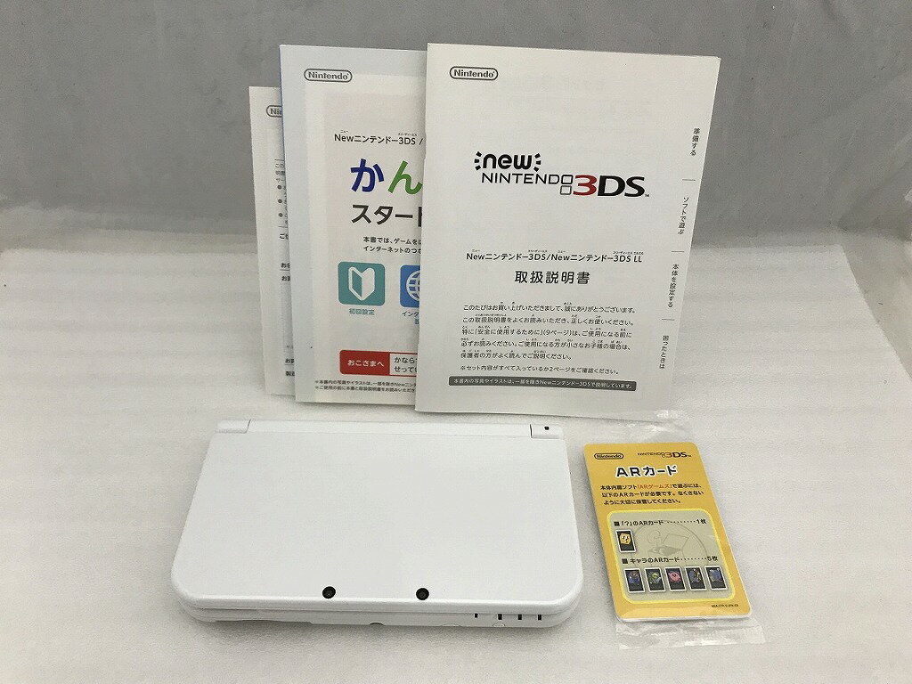 ニンテンドウ 任天堂 Newニンテンドー3DSLL パールホワイト RED-S-WAAA 【中古】