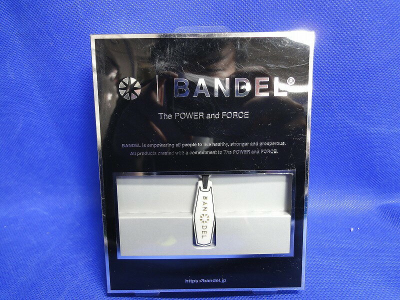 【未使用】 株式会社BANDEL The POWER&FORCE /Slash Necklace White&Gold L 50.0cm