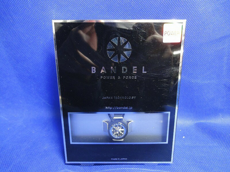 【未使用】 株式会社BANDEL POWER&FORCE metal necklace black×silver 40cm