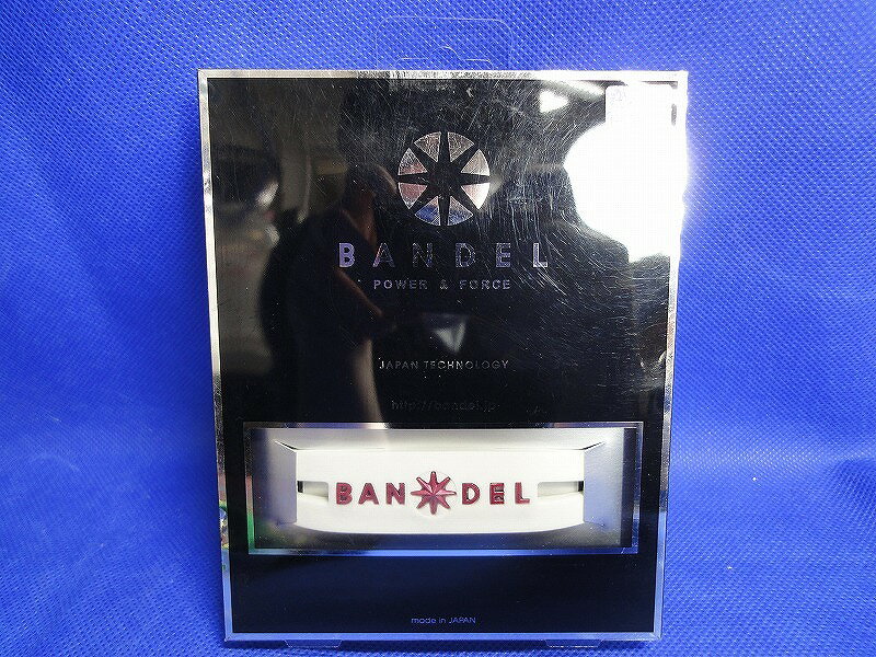 【未使用】 株式会社BANDEL POWER&FORCE metal bracelet white×pink LL 20.5cm