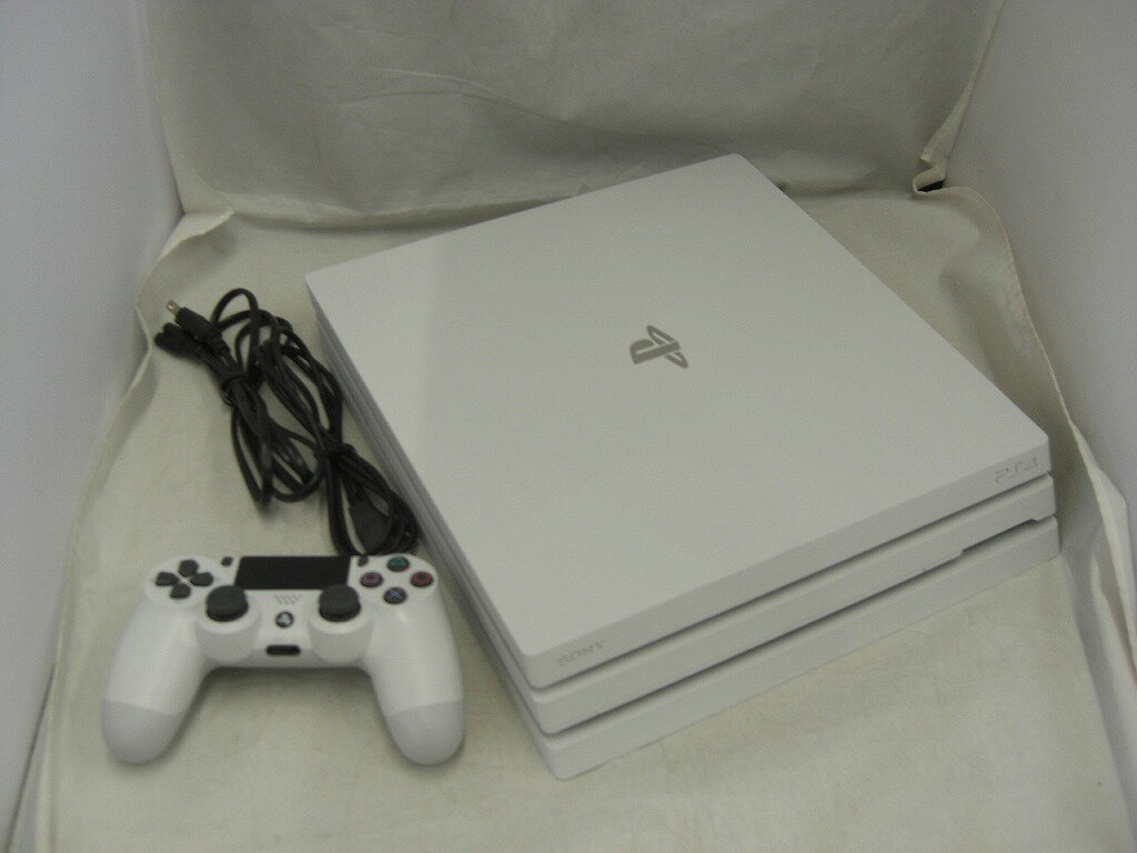 【欠品有り】 ソニー SONY PS4Pro 1TB グレイジャー・ホワイト ホワイト CUH-7200B 【中古】