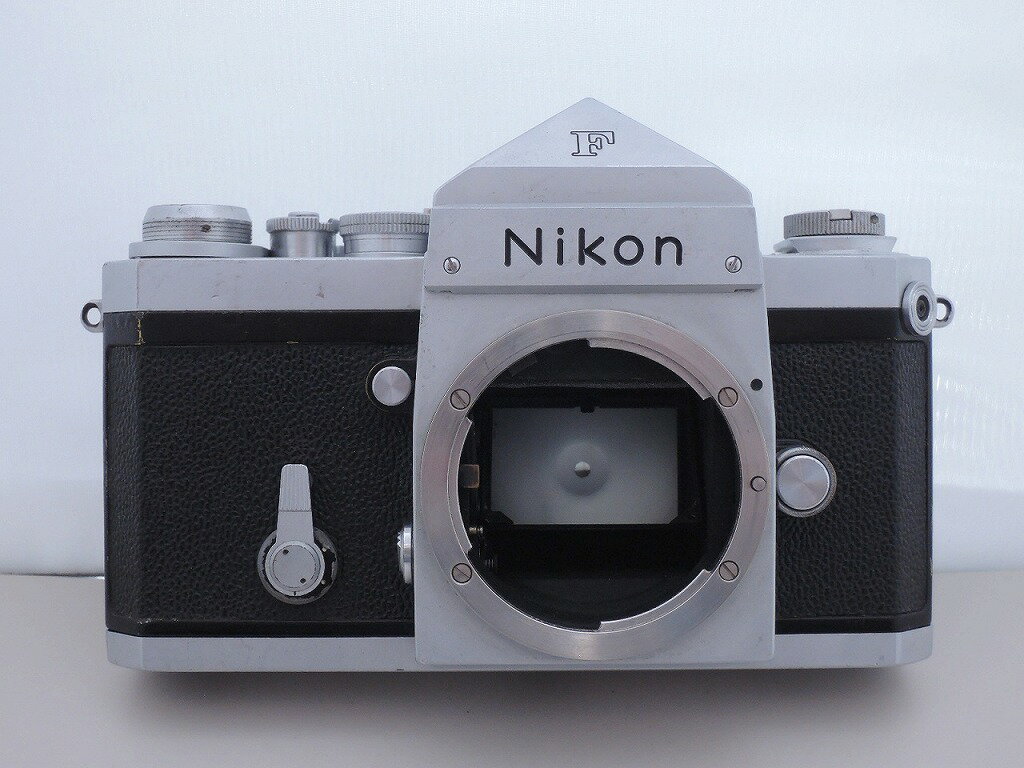 ニコン Nikon フィルム一眼レフカメラ ボディ シルバー F アイレベル 【中古】