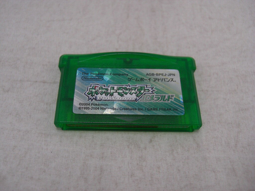 【中古】【新品電池交換済】GBA ポケットモンスター エメラルド ポケモン ゲームボーイアドバンス