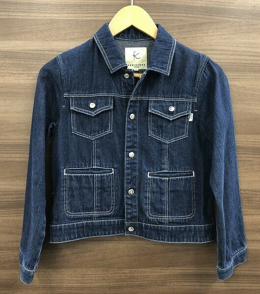 【12/4(木)20時〜全品ポイント10倍!要エントリー!】【期間限定セール】組曲 KUMIKYOKU 子供服 キッズ デニムジャケット ジージャン 紺系 無地...