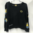 【7/19(土)20時~全品ポイント10倍!要エントリー!】BABY DOLL ベビードール スウェット トレーナー ミニオン キッズ 子供服 ブラック系 【中古】