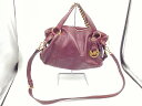 【期間限定セール】マイケルコース MICHAEL KORS 2wayバッグ ハンドバッグ ショルダーバッグ レッド AQ-1205 【中古】