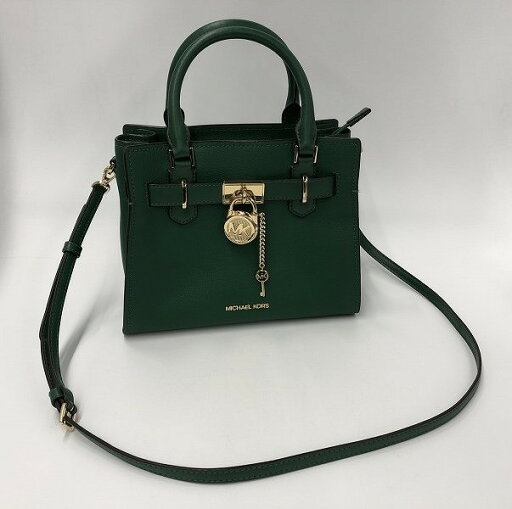 【期間限定セール】マイケルコース MICHAEL KORS レディース 2wayショルダーバッグ ハンドバッグ ハミルトン スモールサッチェル 緑系 35T1GHMS1L 【中古】 【期間限定セール】マイケルコース MICHAEL KORS レディース 2wayショルダーバッグ ハンドバッグ ハミルトン スモールサッチェル 緑系 35T1GHMS1L 【中古】
