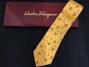 サルヴァトーレフェラガモ Salvatore Ferragamo ネクタイ 【中古】