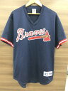 Majestic×MLB ATLANTA BRAVES レプリカユニフォーム 【中古】