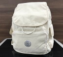 キプリング KIPLING リュックサック バックパック オフホワイト 【中古】