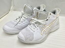 アシックス asics ゲルバースト 26 ハイカットスニーカー バスケットボールシューズ 28.5cm ホワイト 1063A047-100 【中古】