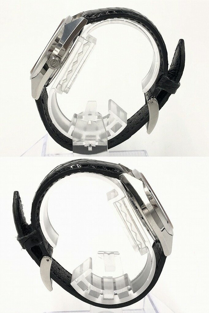 キングセイコー KINGSEIKO Historical Collection The year 2000 SCVN001 自動巻き式腕時計 ベルト：ブラック 文字盤：ホワイト 4S15-7040 【中古】