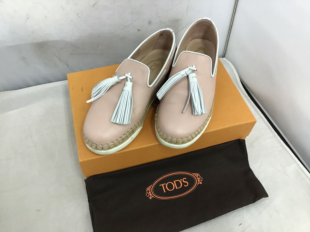 【12/4(木)20時〜全品ポイント10倍！要エントリー！】【期間限定セール】トッズ TOD'S シューズ 23.5cm 【中古】