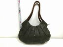 【期間限定セール】HENRY BEGUELIN エンリーベグリン ハンドバッグ グリーン 【中古】