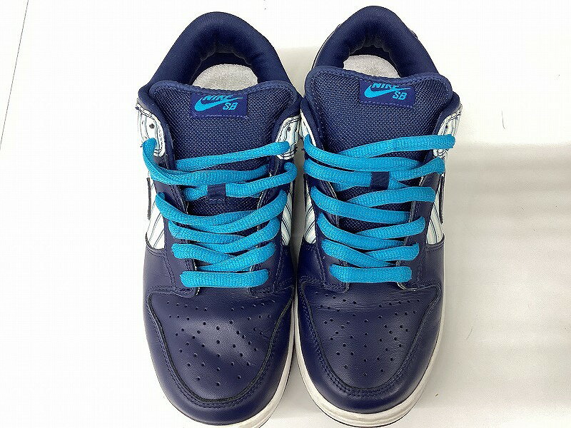 ナイキ NIKE DUNK LOW PRO SB Avenger Navy ローカットスニーカー 27.0cm ブルー 304292‐143 【中古】