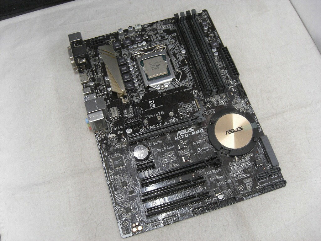 エイスース+インテル ASUS+Intel マザーボード+CPU H170-PRO+core i7-6700K 【中古】