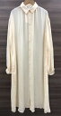 マウジー moussy レディースワンピース シャツワンピース 婦人服 長袖 イエロー系 【中古】
