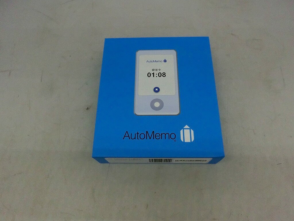 ソースネクスト ソースネクスト AutoMemo S AIボイスレコーダー ブラック AutoMemo S 【中古】