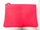 エルメス HERMES ネオバンMM フラットポーチ ピンク 【中古】