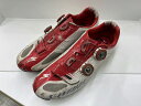 スペシャライズド SPECIALIZED 【ジャンク品】 ビンディングシューズ カーボンソール SPD-SL 26cm WHT/RED ROAD SHOES 【...