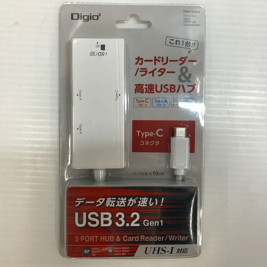 ڴָꥻ̤ۡѡ ʥХ䥷 ʥХ䥷 USB3.2Gen1 Type-C 3ݡȥܥϥ(SDɥ꡼饤)/ۥ磻 COM-C3SD073W