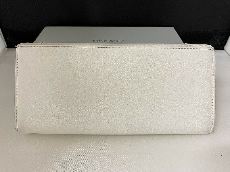 サマンサベガ SMANTHAVEGA 長財布 ホワイト系 【中古】