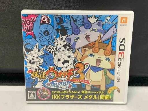 レベルファイブ レベルファイブ ニンテンドー3DSソフト 妖怪ウォッチ3 SUSHI CTR-P-BY3J 【中古】 レベルファイブ レベルファイブ ニンテンドー3DSソフト 妖怪ウォッチ3 SUSHI CTR-P-BY3J 【中古】