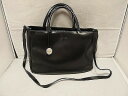 フルラ FURLA レザー トートバッグ 2WAY ブラック 【中古】