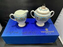 ウエッジウッド WEDGWOOD フロレンティーン ターコイズ Florentine Turquoise クリーマー シュガーポット セット 食器 ボーンチャイ...