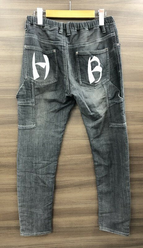 【全品ポイント10倍！要エントリー】【期間限定セール】ヒューマンメイド HUMAN MADE ストレッチダメージデニムパンツ グレー 【中古】