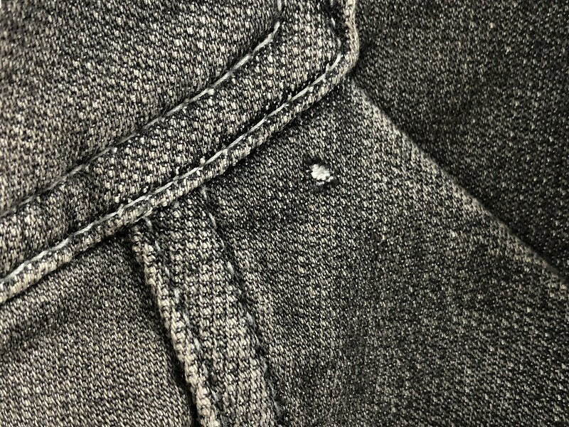 【全品ポイント10倍！要エントリー】【期間限定セール】ヒューマンメイド HUMAN MADE ストレッチダメージデニムパンツ グレー 【中古】